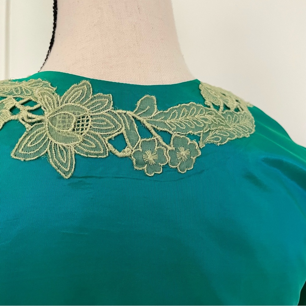 Vintage 50s Silk Bolero Jacket - Picture 4 of 4